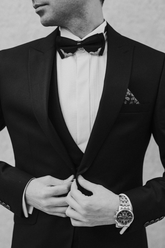 Sharp Peak Lapel Bespoke Wedding Suit